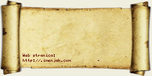 Snežana Galjković vizit kartica